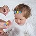100 Pieces Butterfly Hair Clips Claw Barrettes, Assorted Color Mini Jaw Clip Hairpin Hair Accessories for Women