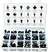 Swordfish 60020 Honda Acura Push-Type Retainer Fastener Clip Assortment, 164 Piece