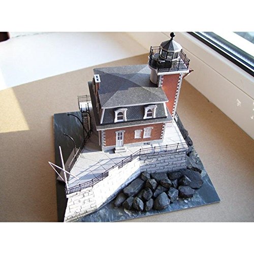 PAPER MODEL KIT ARCHITECTURE LIGHTHOUSE HUDSON-ATHENS USA 1874 1/150 OREL 139