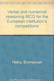 Verbal and numerical reasoning MCQ for the European institutions' competitions
