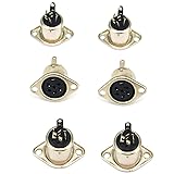 6-Pin DIN Female Jack Socket Connector Panel Mount