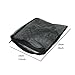 Filter Bags,Govine Aquarium Universal Media Filter Bag for Pelletized Carbon, Bio Balls, Ceramic Rings, Ammonia Remover (Black, 8