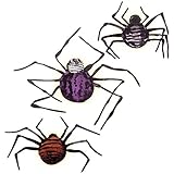 Martha Stewart Chipboard Spiders with LED Lights