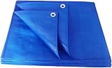 ANSIO Tarpaulin 3m x 4m Water-Resistant Blue Groundsheet