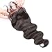 Beata Hair 130% Density 4x4inch Body Wave Lace Closure 7A Grade Brazilian Virgin Human Hair Closure (14inch)