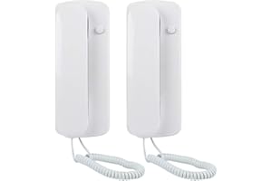 DIYEENI Intercom Phone, WallMounted Intercom System, 2 Way NonVisual , Wired Home Intercom System, Ideal for Office Department Store