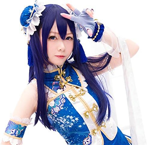 Amazon ラブライブ 園田海未 そのだうみ チャイナドレス セット アニメ コスプレ 衣装 ハロウィン クリスマス コスプレ 仮装 通販