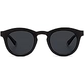 Peepers by PeeperSpecs Women's Beverly Shores Bifocal Sunglasses Round, Black, 1.50 + 1.5