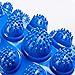 Foot Massage Mat Health Care Acupuncture Shiatsu Circulation Reflexology 2 PCS(Blue)