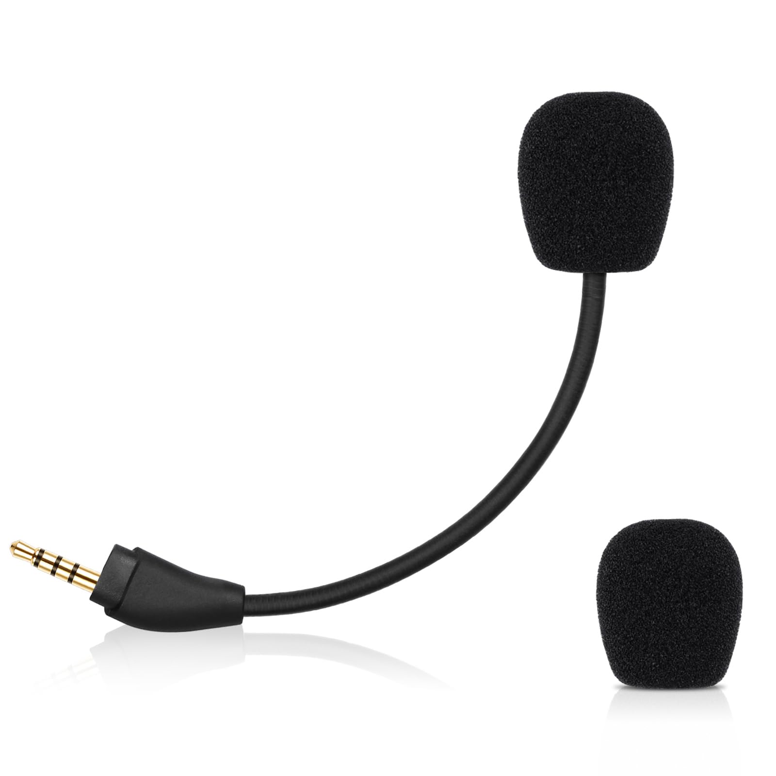 Photo 1 of Mic Replacement for HyperX Cloud III/Cloud 3 Wired Wireless Gaming Headset, 3.5mm Detachable Noise Cancelling Microphone Boom for PC, Xbox One, PS4, PS5
