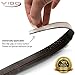 Vigo Sports Non-Slip Racket Grip Tape – Anti Slip Overgrip Tape for Tennis, Badminton & Squash Rackets – Premium Grips Replacement for Your Raquet! (Black)