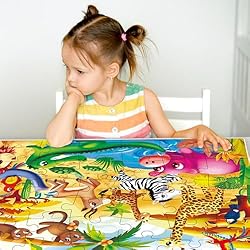 QUOKKA Giant Floor Puzzles for Kids Ages 3-5 - 2x3