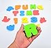 JOYIN 51PCS Foam Bath Stickers Set with Mesh Bath Toy Organizer, Including 26 Letters, 10 Numbers, 8 Sealifes and 6 Transportations, Bathtub Foam Stickers Toy Storage Net for Baby Toddler Kid Shower Time