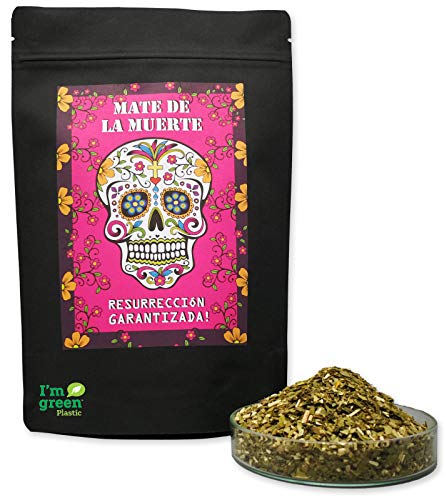 Mate de la Muerte. Mate Tee mit Guarana und Colanuss | Koffeinhaltig | Natürlicher Energy Booster | Auch für Eistee…