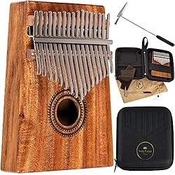 Kalimba Thumb Piano, 17 Keys — Includes Tuning