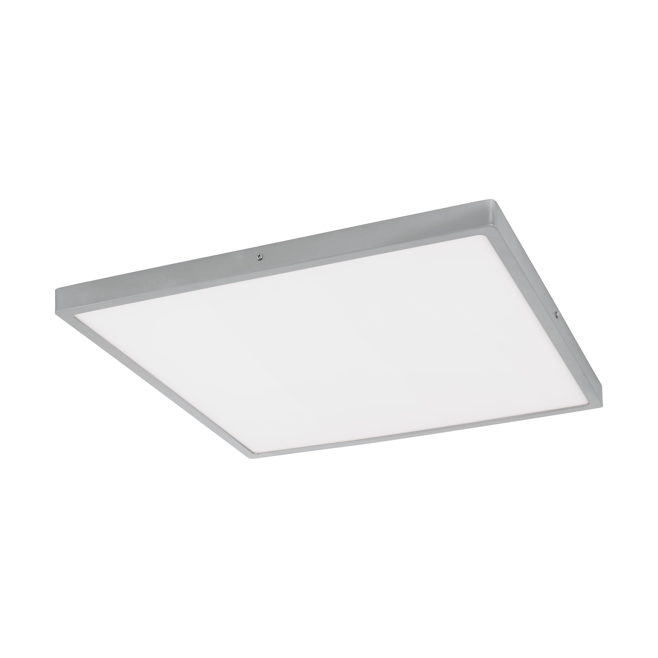 Eglo Fueva 1 Ceiling Light, Aluminium, 25 W, Silver, White