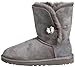 UGG Women's Bailey Button Bling Grey, 8 B - Medium