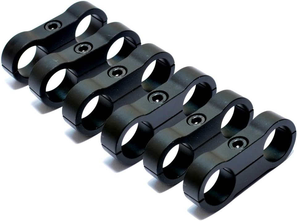 10AN Black Hose Aluminum ClampAN10 Hose Separator Fuel
