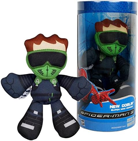 Marvel Year 2006 Spider-Man Movie 3 Super Mini Heroes Series 5 Inch Tall Plush Action Figure - NEW GOBLIN