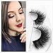 3D Mink Eyelashes Hand-made Dramatic Makeup Strip Lashes 100% Siberian Fur Fake lashes Thick Crisscross Deluxe False Lashes Black Nature Fluffy Long Soft Miss Kiss (3D08)