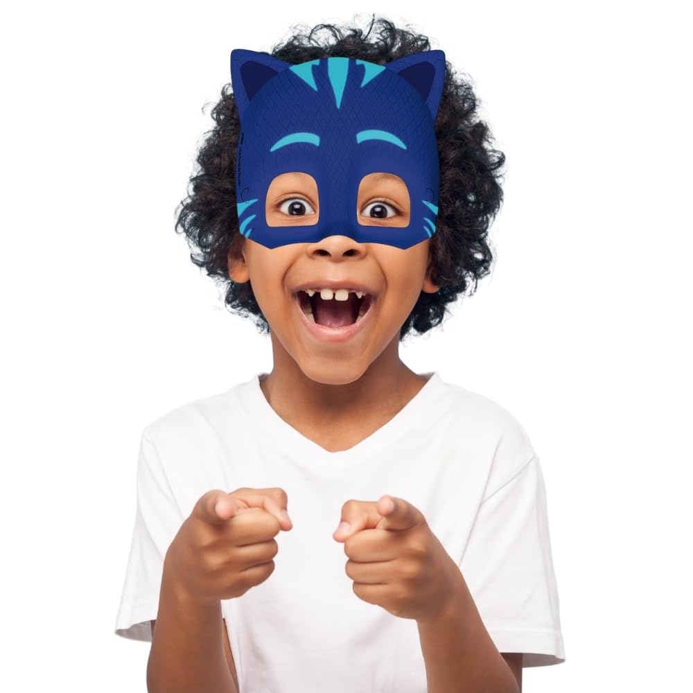Unique Assorted Colors PJ Masks Party Masks (8 Count) - Ideal for Themed Parties & Superhero Fans