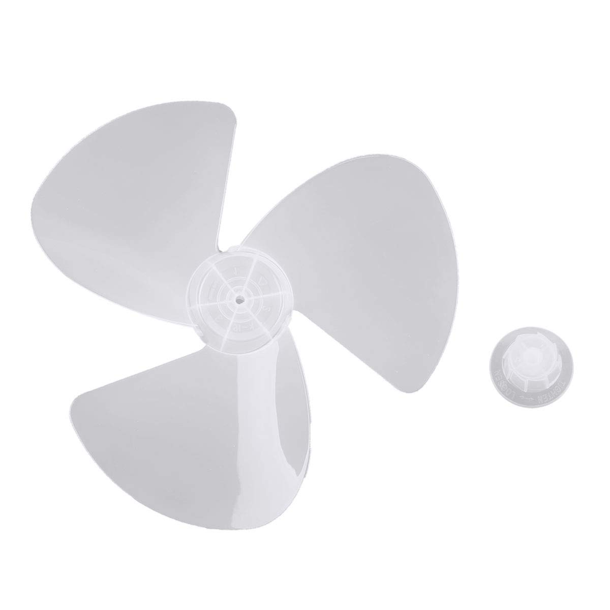 iiniim Household Plastic Fan Blades Replacement, 16 inch with Fan Nut One Size
