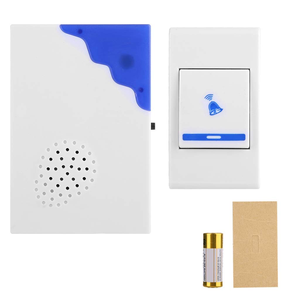 Wireless Doorbell,20M Cordless Doorbell,Easy Install Ring Doorbell Wireless for Home Office Security