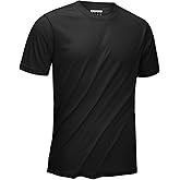 KEFITEVD Men's Short Sleeve UPF 50+ Sun Protection Shirts Quick Dry Rashguard Swim Shirt SPF Workout Fishing Athletic T-Shirt