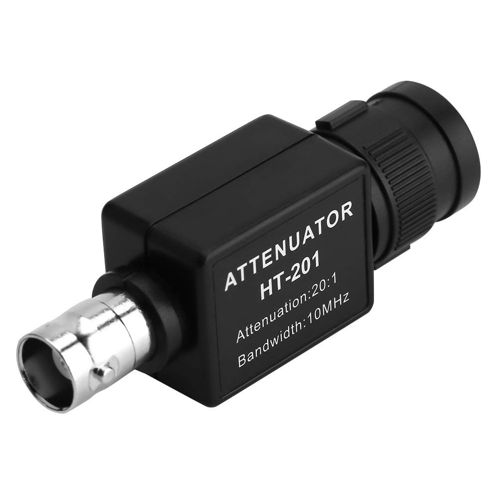 Fydun HT201 Passive Attenuator, Attenuator Attenuation HT201 Attenuation 20:1 10Mhz Bandwidth Passive Attenuator For Oscilloscope