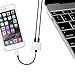 Dual Lightning Adapter, KOLIER 2 in 1 Lightning Adapter, Headphone Audio + Charge Cable Splitter for iPhone X / 8 Plus / 8 / 7 Plus / 7, Support iOS 10.3 or later (Silver)