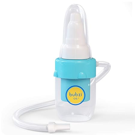 Bubzi Co Premium Nasensauger Baby, weiches Silikon, nicht irritierende Spitze, waschbar und wiederverwendbar, keine Filter no