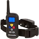K9KONNECTION Remote Dog Training Collar - 330 yards, 16 Levels of Shock, Vibration and Tone with Backlight LCD, Separate Silicone Buttons - Water Resistant Receiver. Best for Large, Medium, Small Dogs