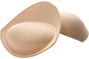 RELLECIGA Women's Nude Push Up Bra Inserts Breast Enhancer Cups