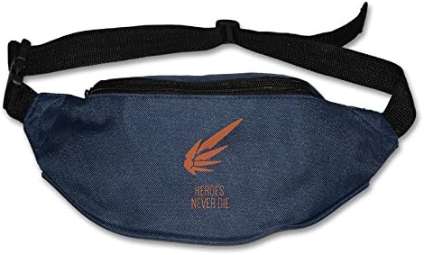 LiZizz Overwatch Heroes Never Die Fanny Pack Waist Bag Gym Bag