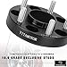YITAMOTOR Wheel Spacers for Nissan Infiniti 5x4.5, 1 inch, 12x1.25 Studs & 110mm Hub Bore, 4pcs