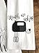 Funny Kitchen Towel Set Chop it like it's Hot Watch me Whip Set of 2