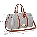 LXY Womens Overnight Weekender Travel Bag Canvas Duffle Bag Carry on Tote Luggage Underseat Bag(Blue)