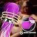 Louviva Clitoris Stimulation Vibrator, 10 Speeds Silicone Adult Rechargeable Sex Massage Toy for Women and Couples (Purple)