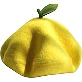 Yuri Japan Fruits Orange Peach Beret Cute Lolita Girl Hat Painter Cap Accessories for Women Gift