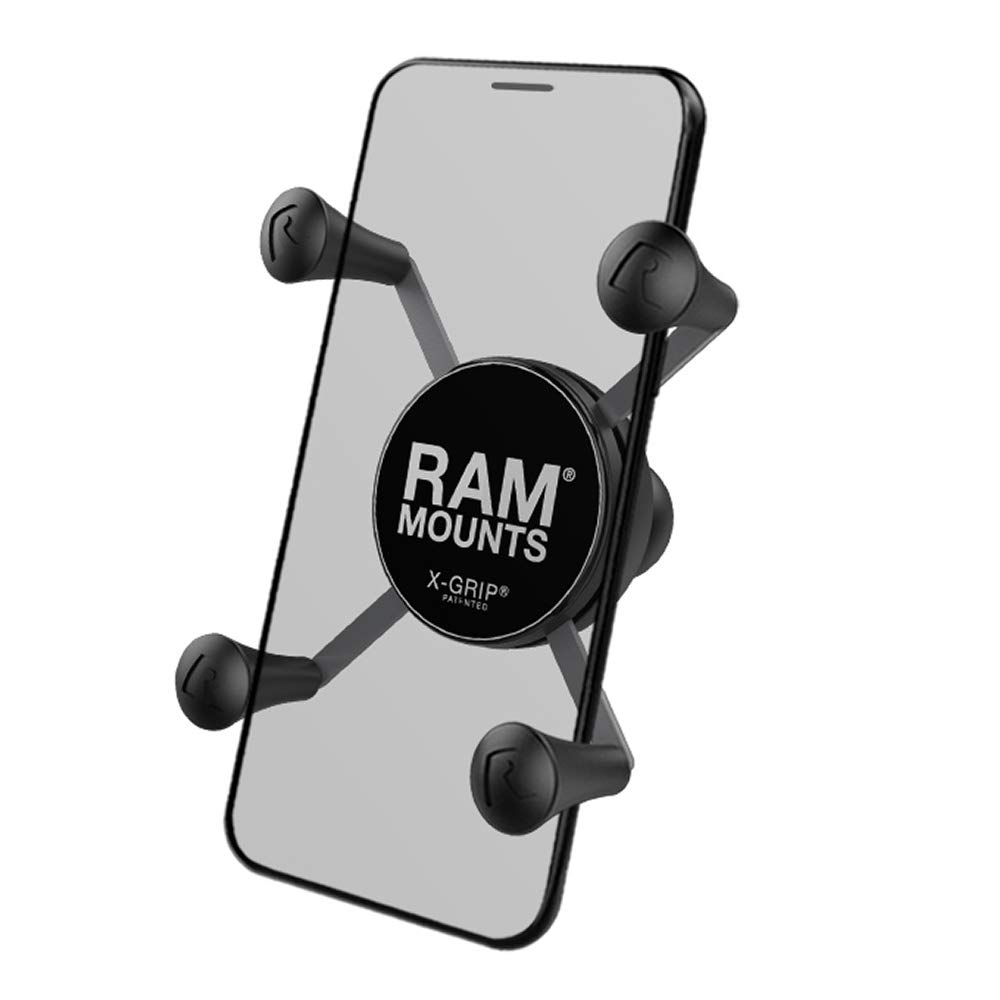 RAM MOUNTS X-Grip Universal Smartphone Holder Cradle – B Size 1" Ball (RAM-HOL-UN7BU)