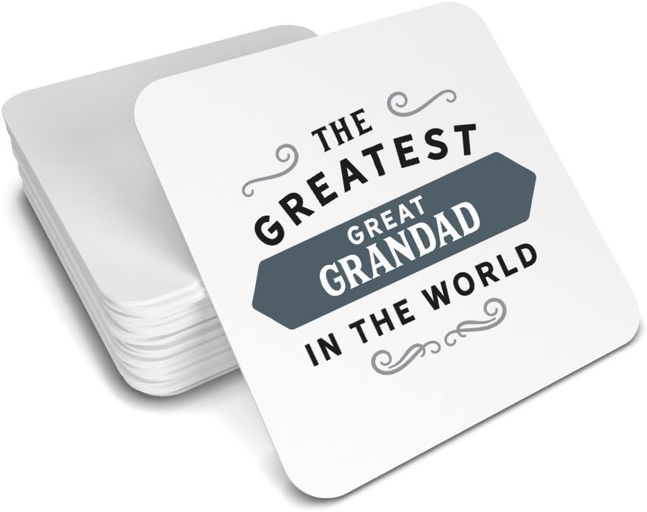 Great Grandad Gift, Greatest Great Grandad, Great Grandad Coaster