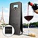Sunfuny Wine Gift Bags Upscale Resuable Leather Wine Tote Bag,Double Layered Leakproof Protective 2 Bottles Wine/Champagne/Beer Carrier For Picnic,Travel and Holiday