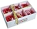 Sleetly Shatterproof Christmas Ornaments, Snowflake Balls, Set of 12