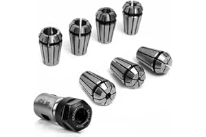 7PCS ER11 Spring Collets Set with 5mm Shaft Holder Extension Rod for Engraving Milling Drilling