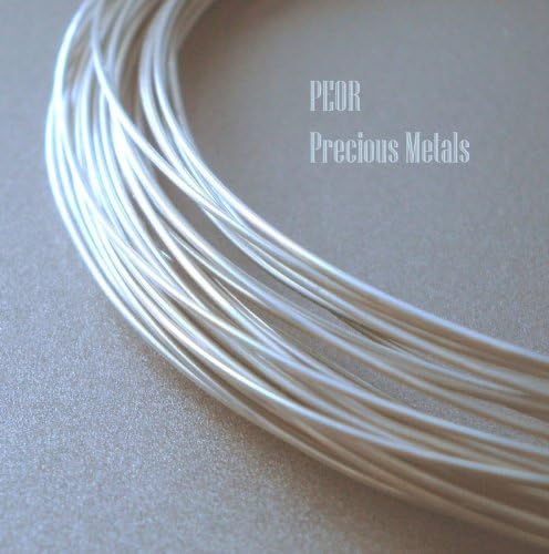 2 Ft Pure .999 Silver Round Wire 24 Gauge
