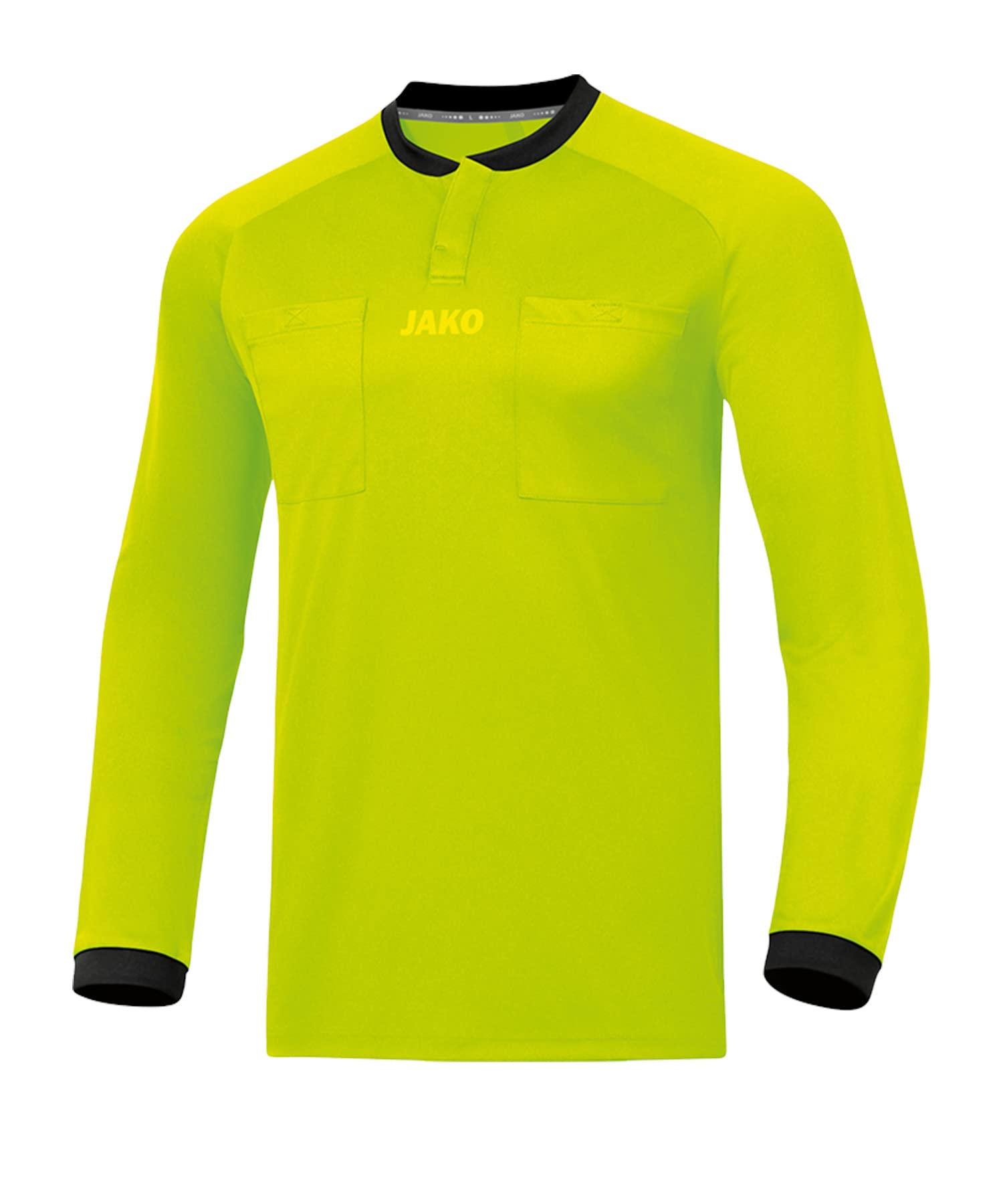 JAKO Men's Referee Jersey LA Football Jersey, Lemon, M