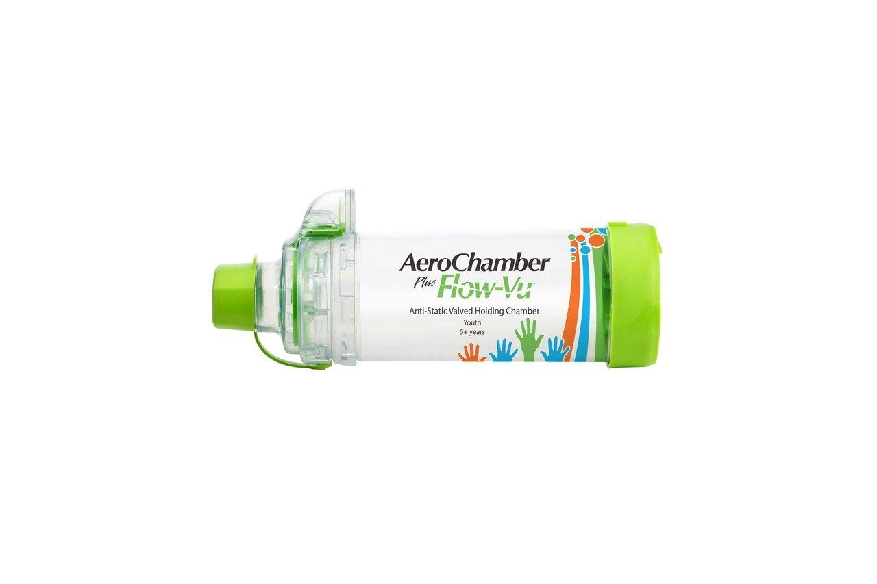 AeroChamber Plus Flow-Vu Anti-Static Youth 5+ Years (Trudell Medical UK Ltd) 1 Device