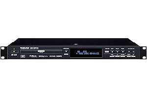 Tascam BD-MP4K Professional-Grade 4K UHD Blu-Ray Player (BDMP4K), black