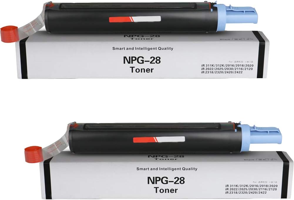 KSSUN NPG28 IR2318L 2016 2320 2020 2420 Toner Cartridge, Compatible for Canon NPG28 Printer Replace, with chip, High Yield-2-set