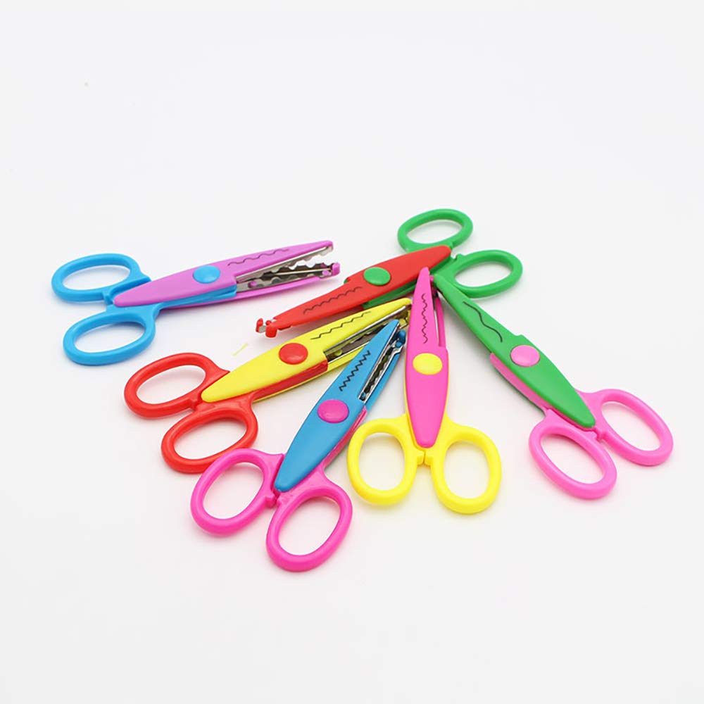 5 Inch Length Creative Scissors Decorative Wave Lace Edge Craft